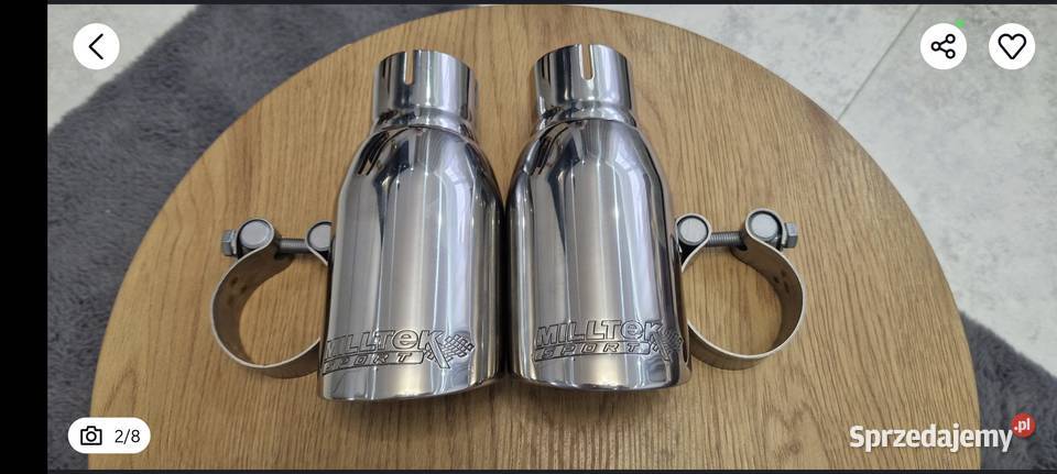 Końcówki wydechu Milltek Sport Polerowana GT 80 Układ wydechowy Suwałki