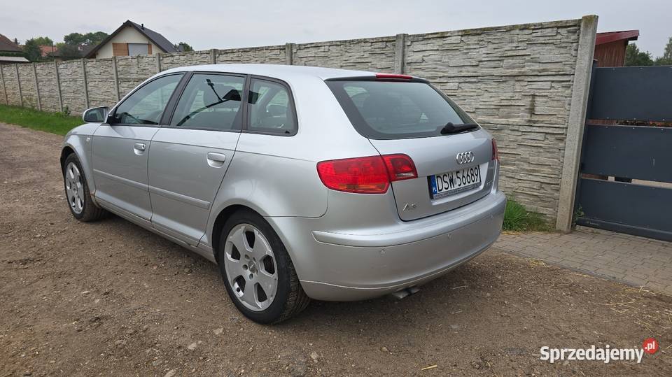 Audi A3 Sportback 20 TDI 2005rm Sprawna51100 srebrny Głogów