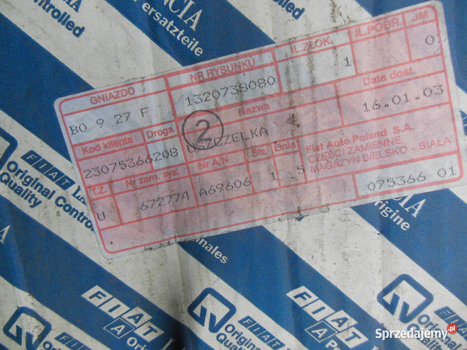 1320738080 USZCZELKA ZEWNĘTRZNE FIATPRO DUCATO94 Kozy
