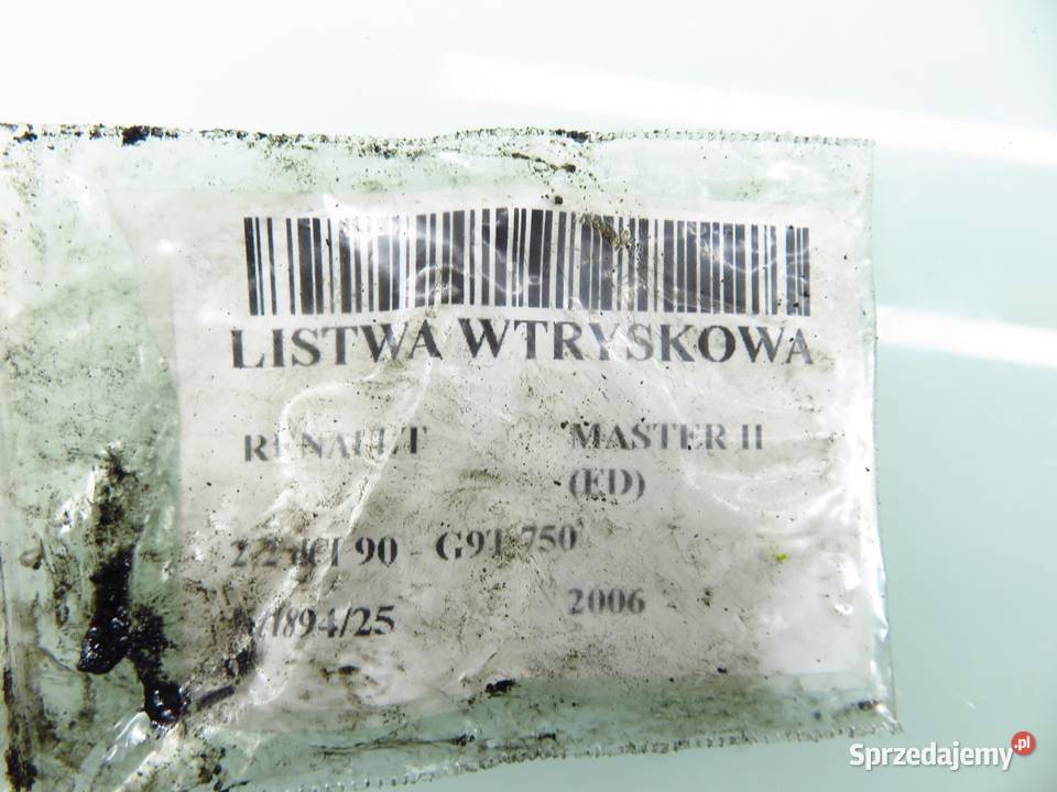 LISTWA WTRYSKOWA RENAULT MASTER II 22 dCI małopolskie