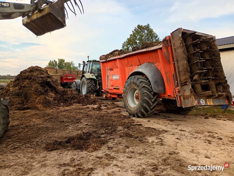 Obornik bydlęcy gnój dowóz transport