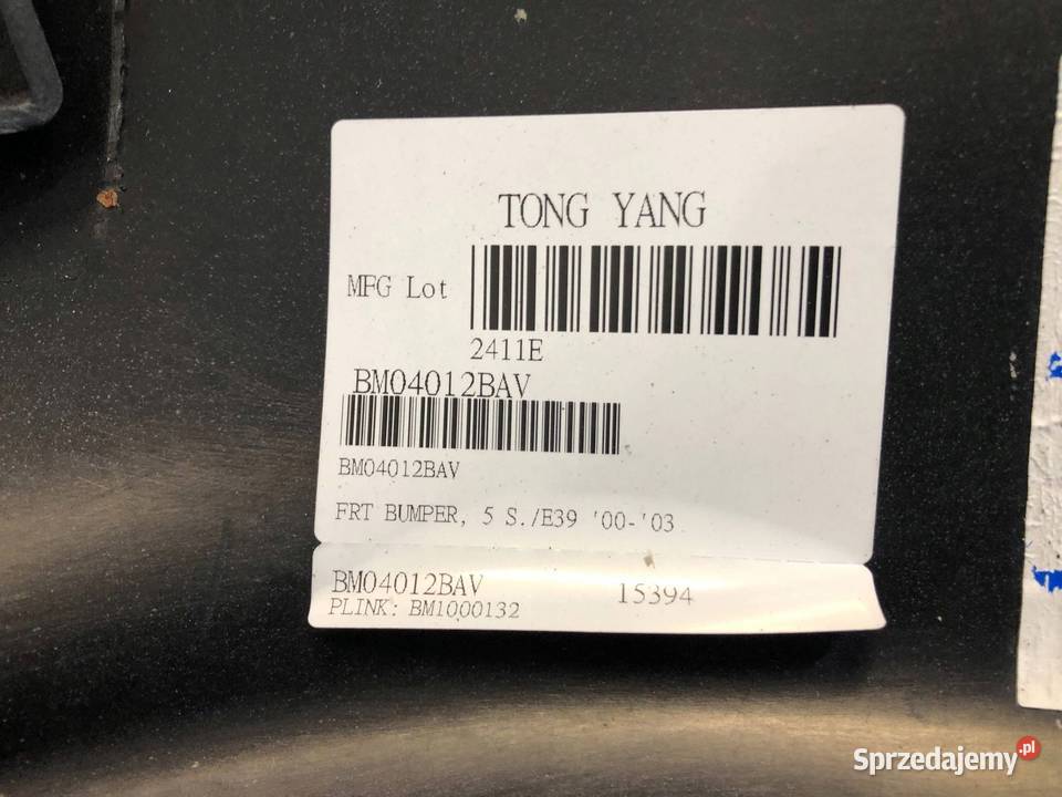BMW 5 E39 Lift FL LCI 20002004 Zderzak przedni Skarżysko-Kamienna sprzedam