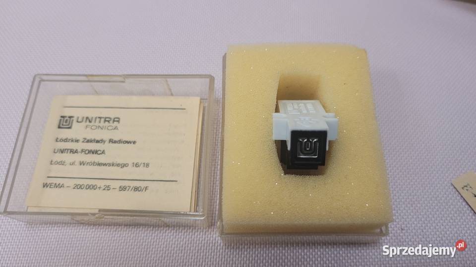 Wkładka magnetyczna gramofonu MF100 Unitra NOWA Świdnik sprzedam