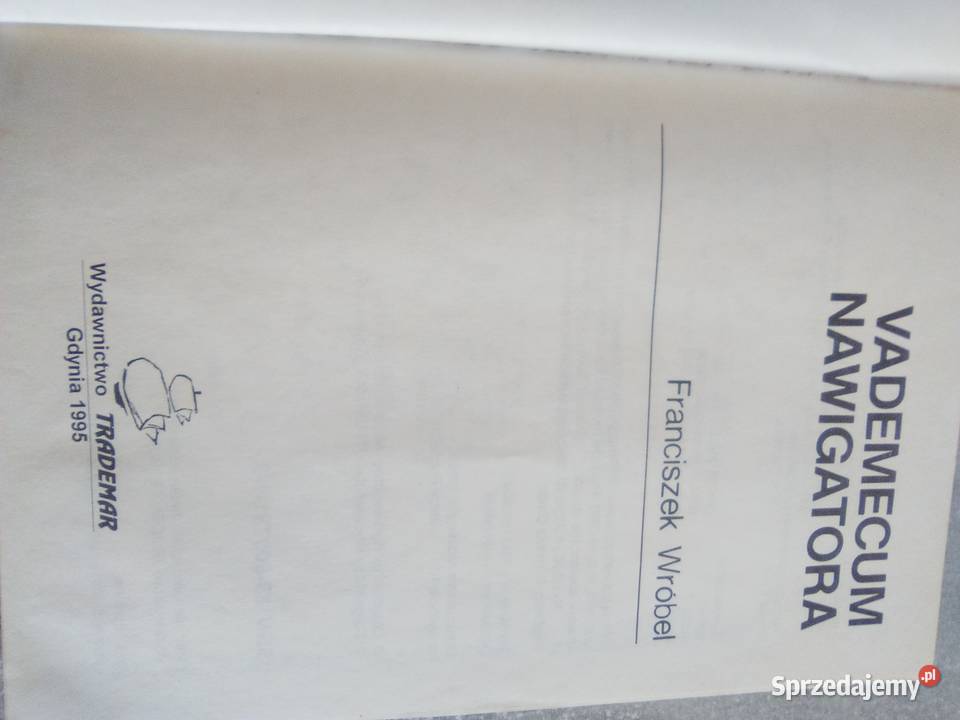 Vademecum Nawigatora Franciszek Wróbel Poznań