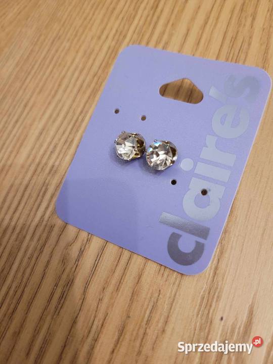 Srebrne kolczyki Claires Warszawa
