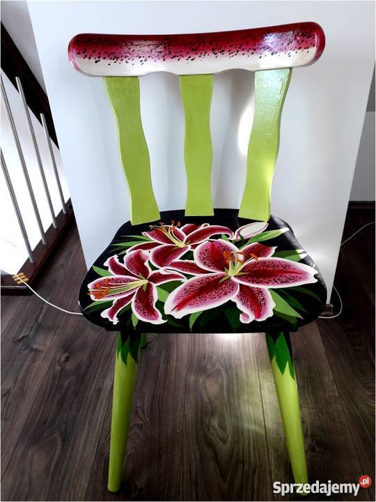 Krzesłaartystyczne malowanie i odnawianie mebli małopolskie design