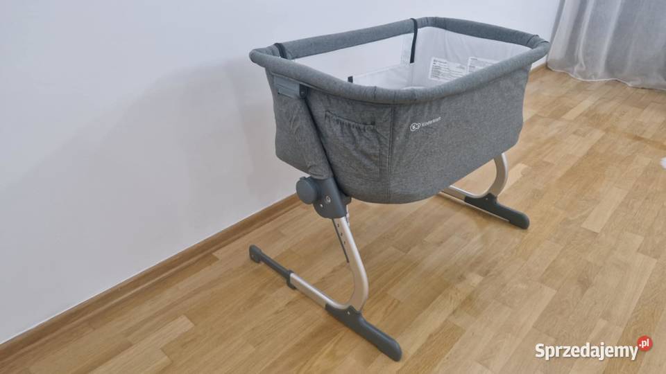 Łóżeczko Dostawne Kinderkraft 2w1 UNO Szare