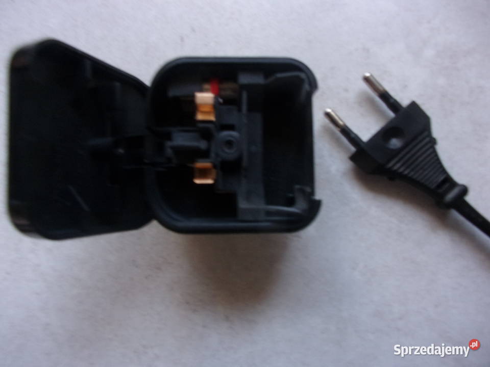 Adapter sieciowy FUSED z EU na UK czarny mazowieckie