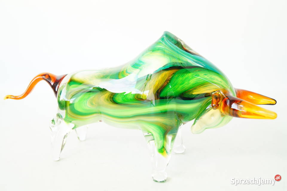 Figura Murano style BYK BYCZEK kolorowy Gizałki