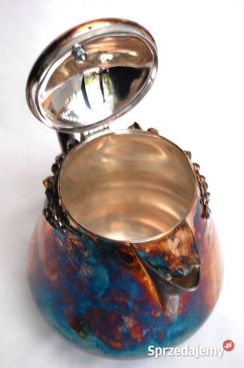 Posrebrzany dzbanek platerowany srebrem konwalie Lublin