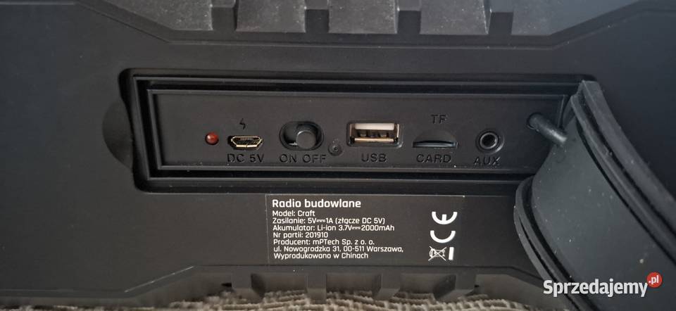 Hykker Kraft głośnik głośnik przenośny radio Warszawa