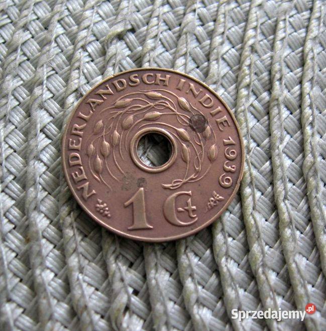 Indie Holenderskie 1 Cent 1939r