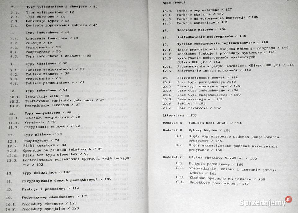 Turbo Pascal wersja 30 Mikrokomputery Jan Chełm