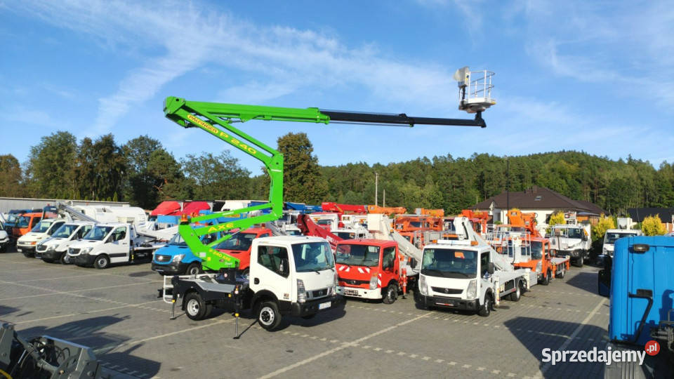 Nissan Cabstar Zwyżka Podmośnik Koszowy pierwszy właściciel Widełki