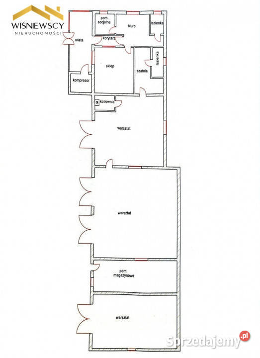 Lokal biurowowarsztatowy S7 Małdyty Sprzedaż