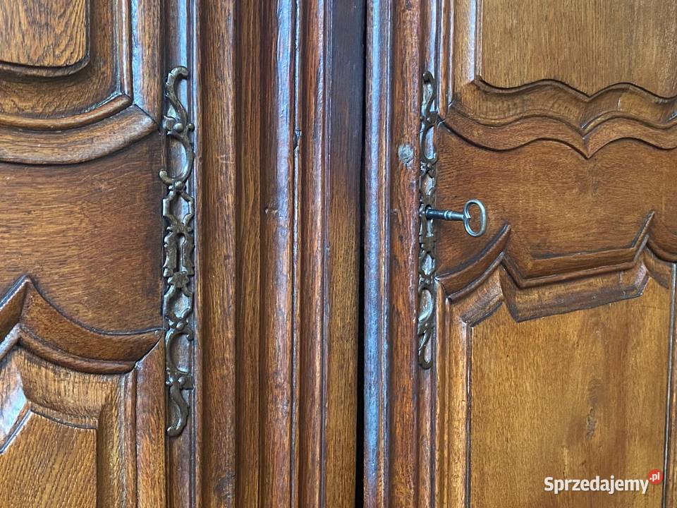 Stylowa stara szafa dwudrzwiowa klasyczna Budno