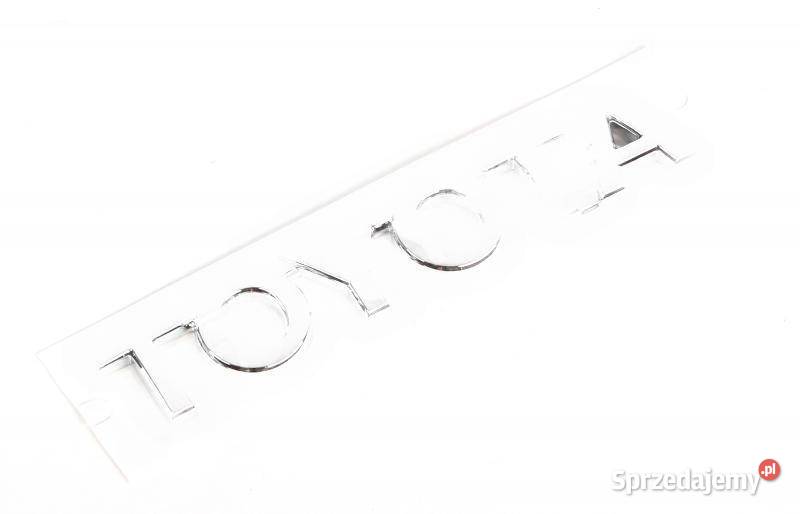 TOYOTA Avensis Chromowany emblemat logo tyl Kąty Wrocławskie