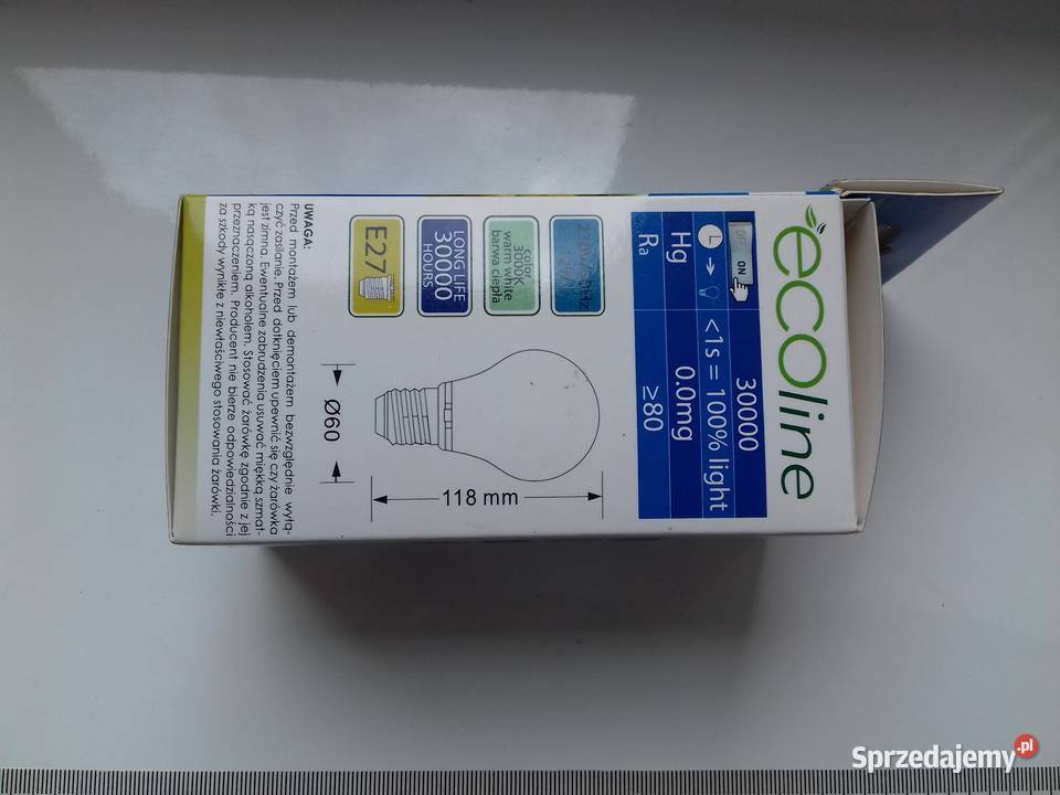 Żarówka Lexman E27 46W 473991 w pudełku Bydgoszcz sprzedam