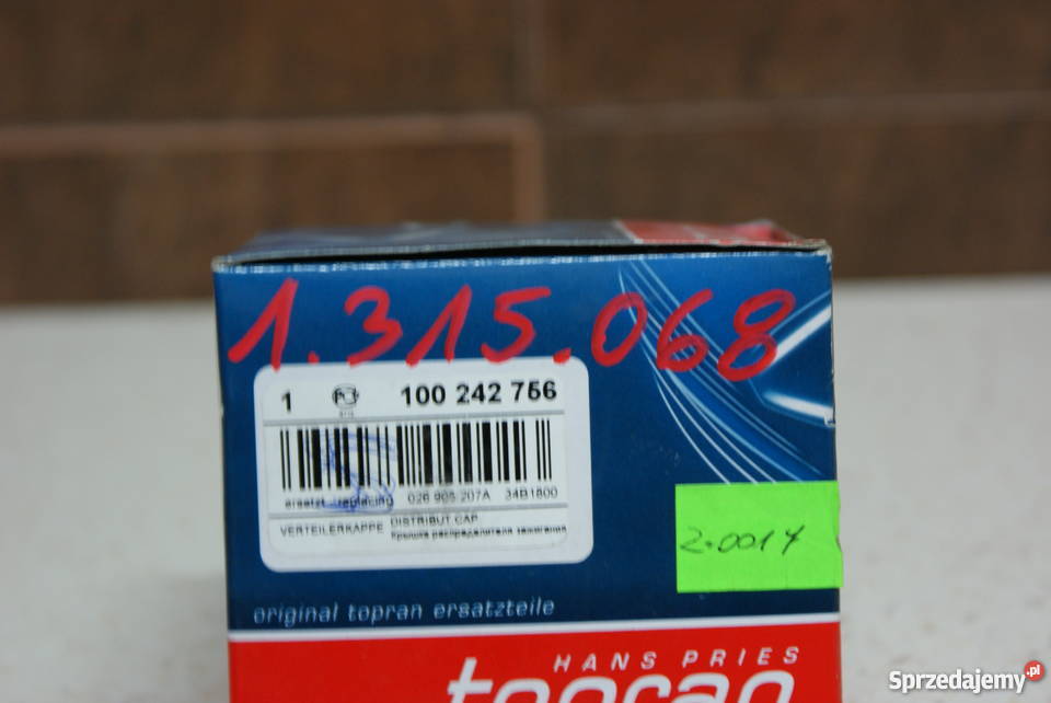 Kopułka rozdzielacza zapłonu AUDI 80 A4 Białobrzegi sprzedam