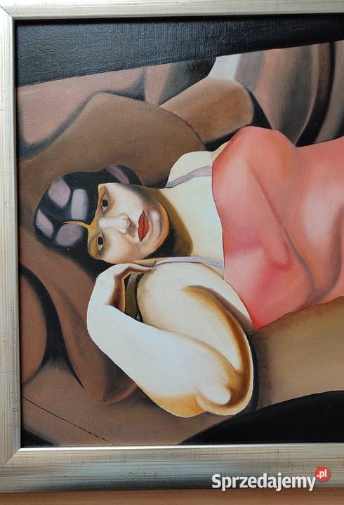 Kopia obrazu T Łempickiej Różowa tunika Warszawa