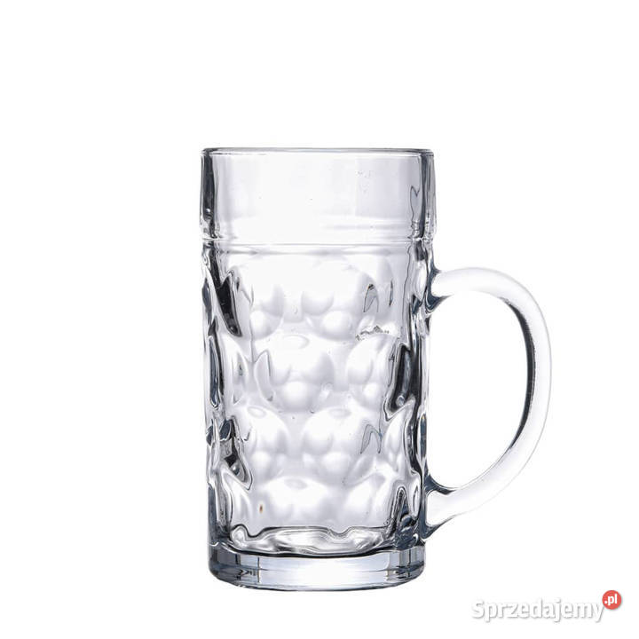 Kufle do piwa ze szklanym uchwytem 6 1000 ml