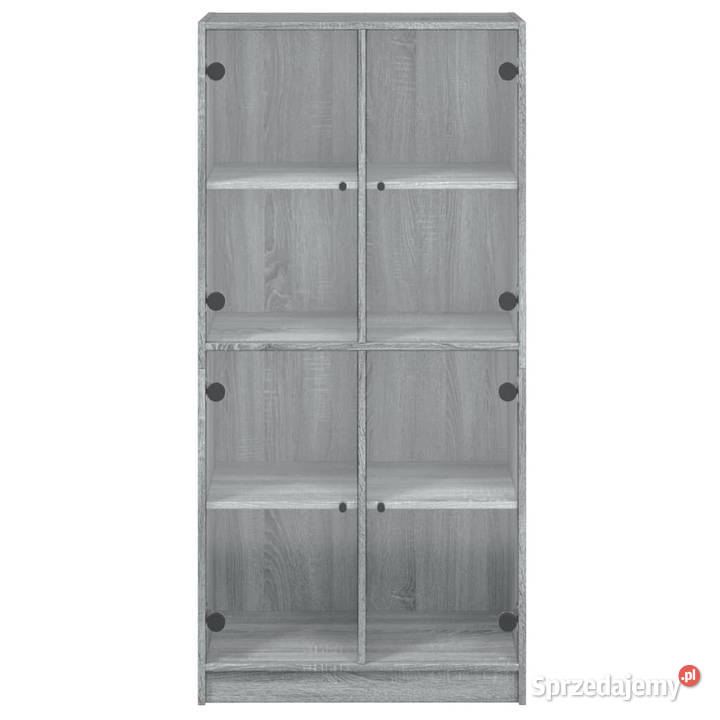 Szafka z drzwiczkami szary dąb sonoma 68x37x142 Pozostałe Warszawa