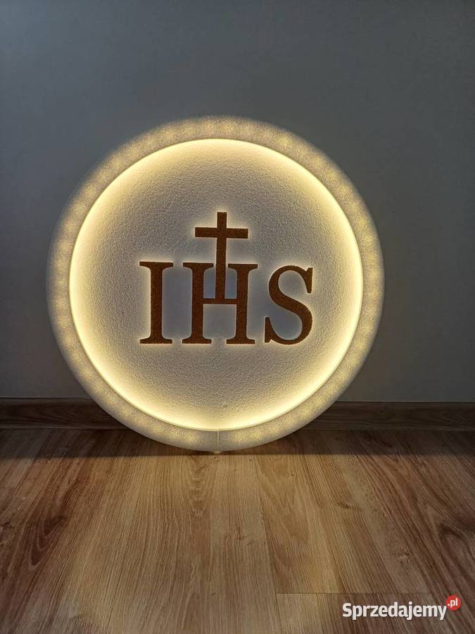 Hostia z podświetleniem led NOWOŚĆ dekoracja Pozostałe Dobrzyca