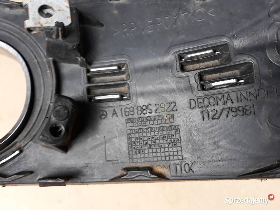 MERCEDES W169 LIFT KRATKA ZDERZAKA LEWA PRZÓD
