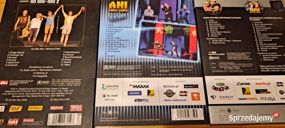 ANI MRU MRU kabaret DVD pakiet 3 sztuk DVD Kraków