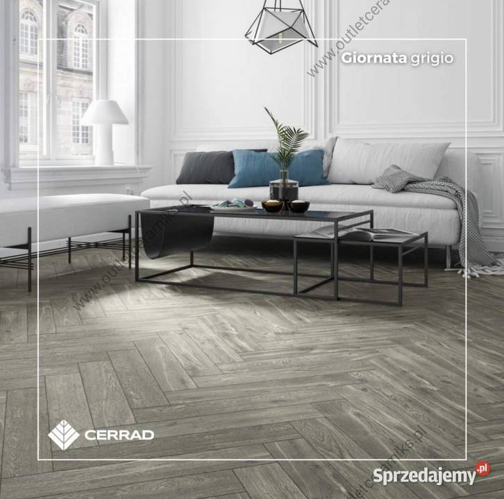 Płytki podłogowe drewnopodobne jodełka 60x11 Płytki podłogowe