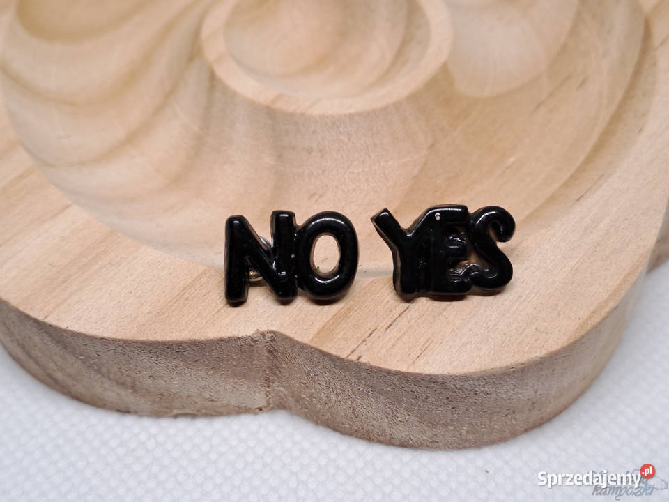 Kolczyki czarne Yes No Warszawa