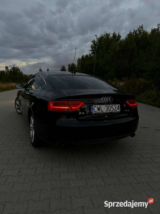 Audi A5 18 222 Sportback 2012r Czarna Łódź