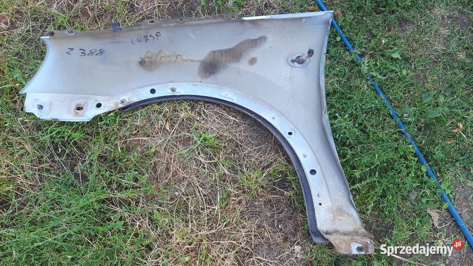 błotnik prawy lewy Opel Corsa C Combo lak Z388 Dębno