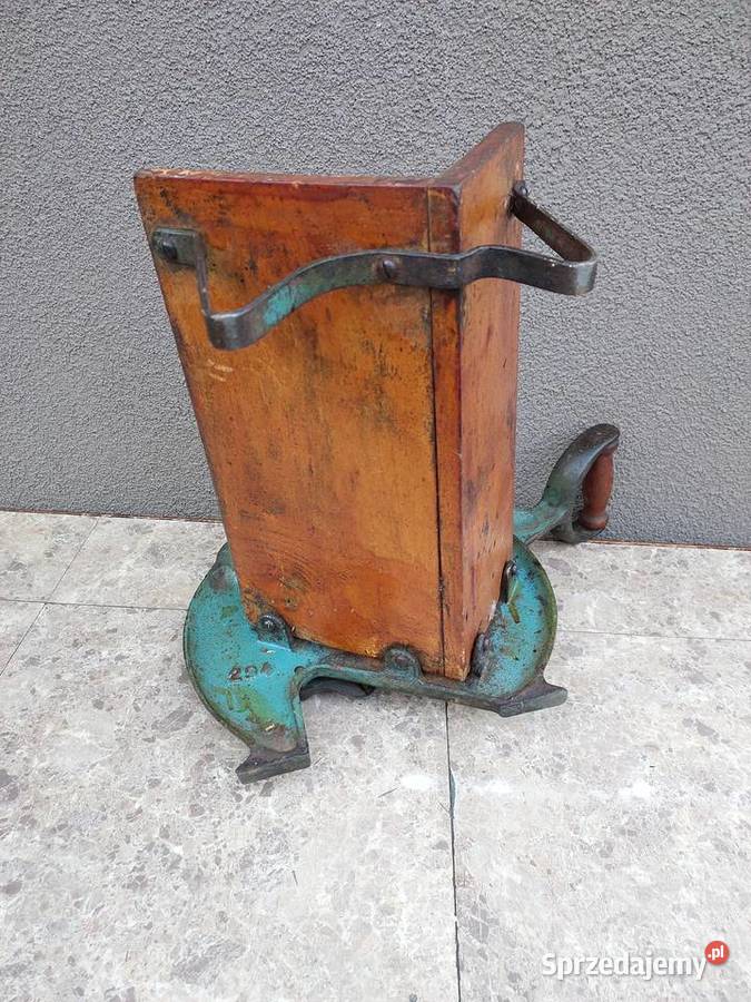 Stara krajalnica gilotyna do ziół Raadvad 294 Tczew