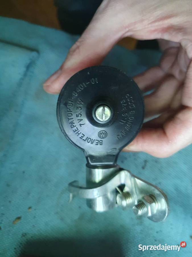 Lampa rowerowa retro stara z dynamo radzieckie