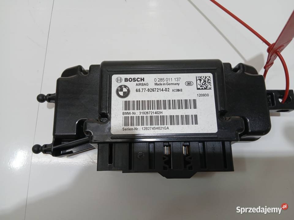MODUŁ SENSOR PODUSZEK AIRBAG BMW F30 F31 9267214 Strzyżewice sprzedam