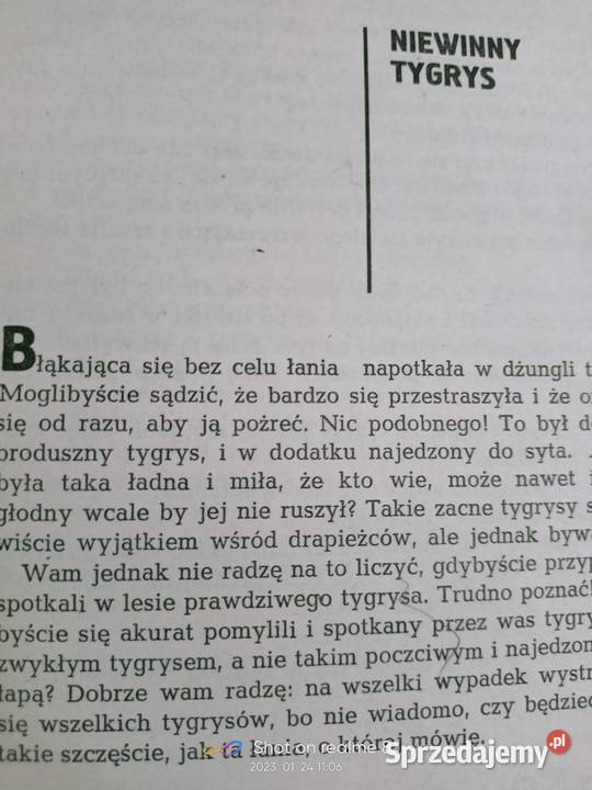 Baśnie Indonezji Niewinny tygrys Stiller Opałka Baśnie, podania i legendy