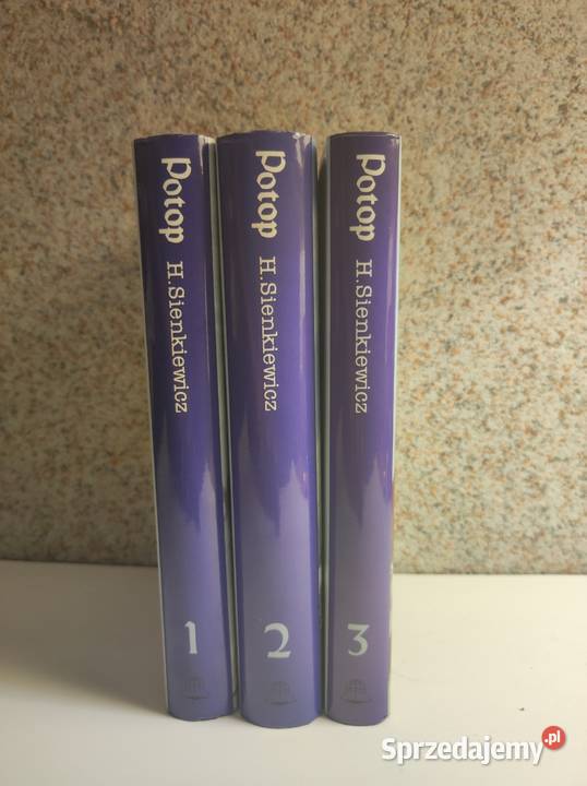 Potop Henryka Sienkiewicza 3 części ISBN 9788381390408 Kielce sprzedam