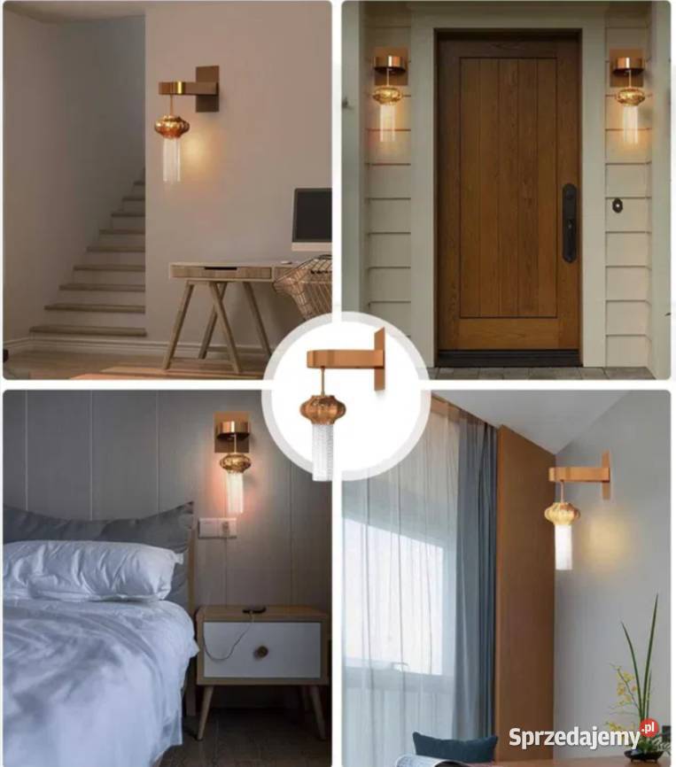 Nowe Piękne Ozdobne Kinkiety Lampki Oświetlenie Poraj