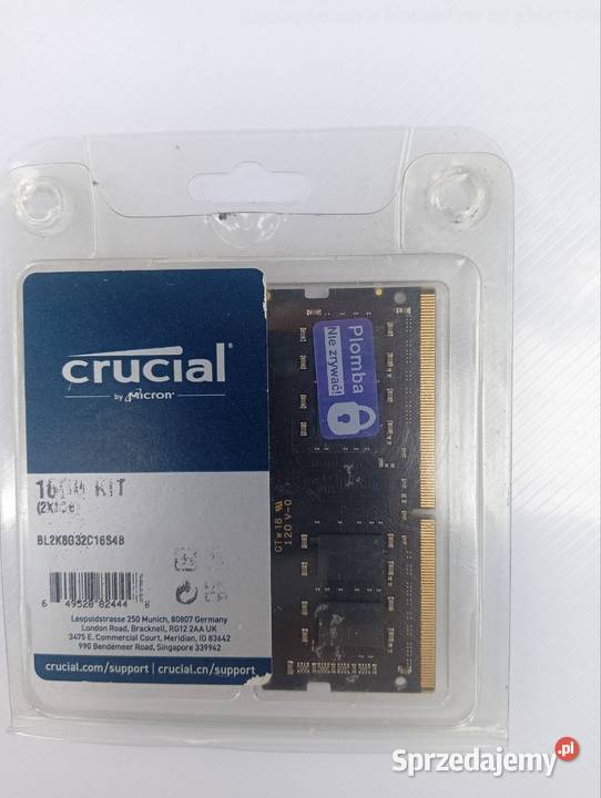 Nowa kość pamięci RAM 8 GB mazowieckie Piastów