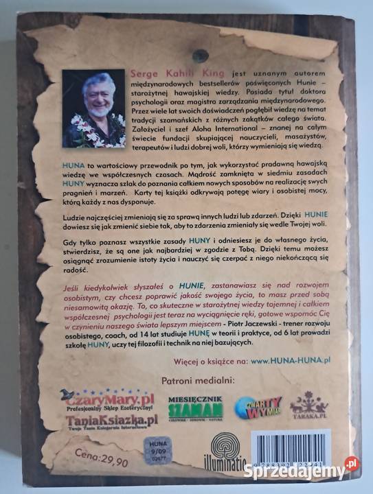 Huna starożytny hawajski sekret Serge Kahili Książki naukowe i popularnonaukowe