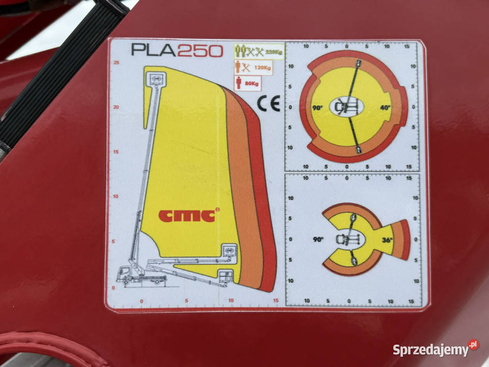 Nissan Cabstar Podnośnik Koszowy 25m CMC PLA 250 centralny zamek Nissan świętokrzyskie Widełki