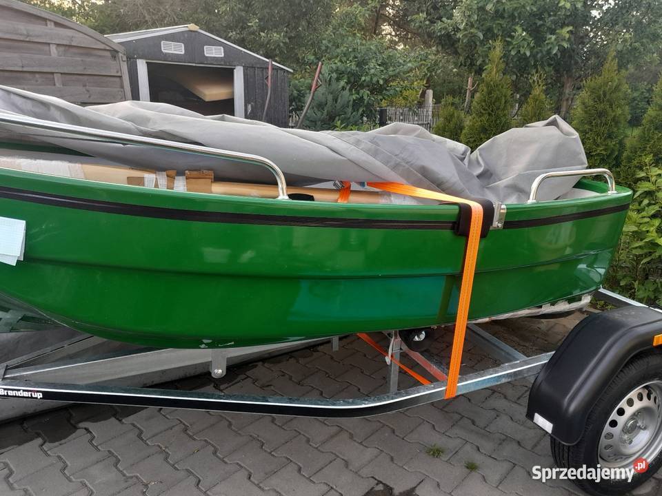 ŁÓDKA WĘDKARSKA NOWA relingi inox silnikNOWA Twardogóra sprzedam