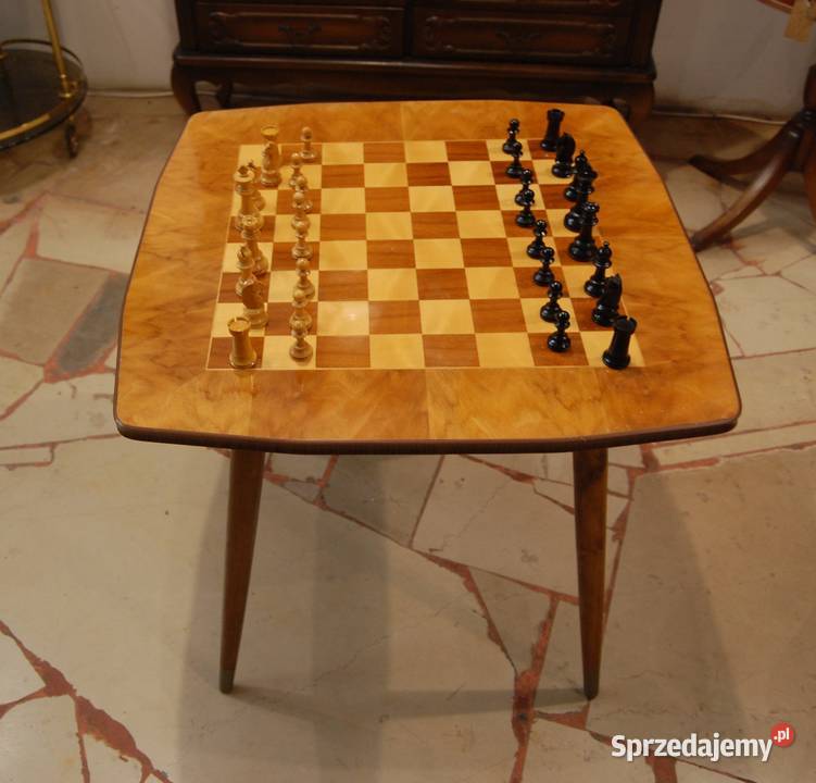 Stolik szachowy patyczak PRL lubelskie Lublin