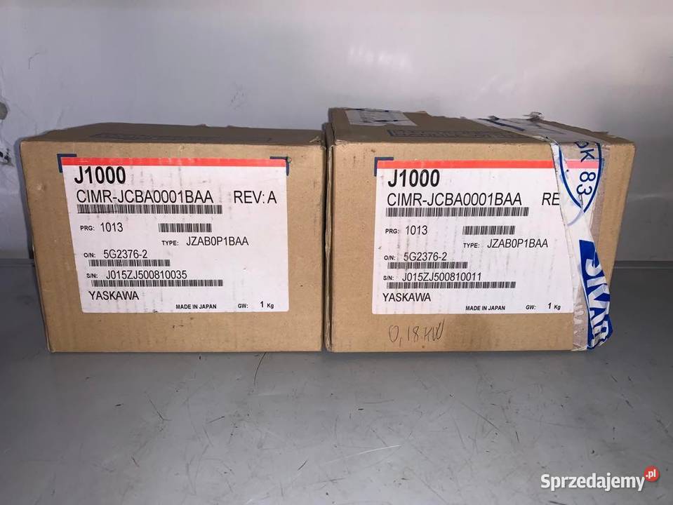 Yaskawa CIMRJCBA0001BAA Inverter Pozostałe