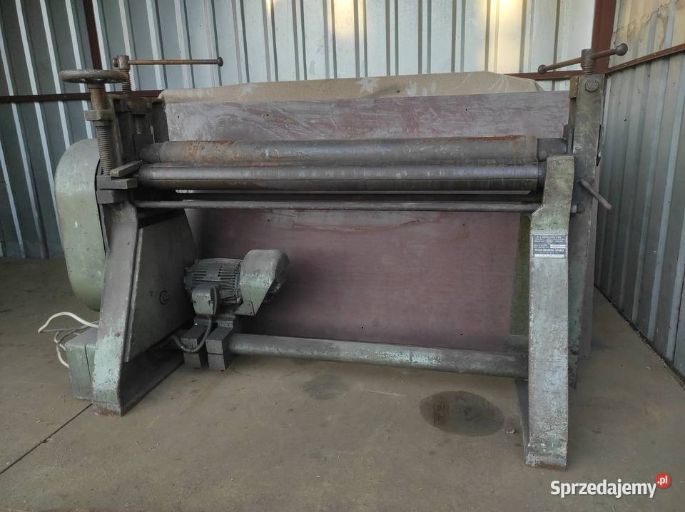 Zwijarka do blachy elektryczna 3 rolkowa Kępno