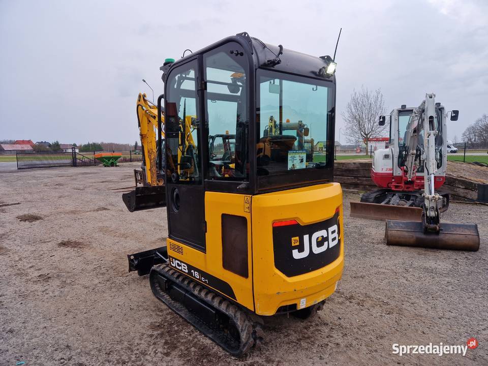Munikoparka JCB 16 c1 2018r 2300mtg rozsuwane Ryżki