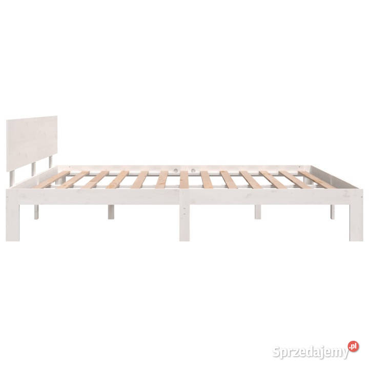 Rama łóżka biała lite drewno 180x200 WM810511 Warszawa