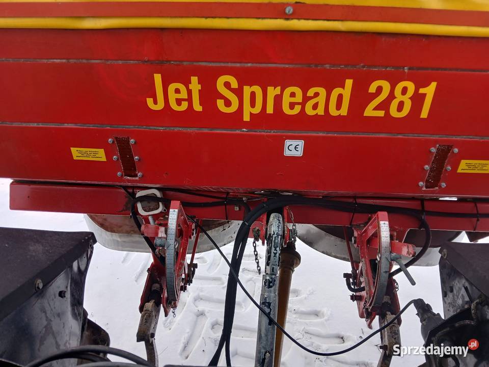 Rozsiewacz nawozu Agram Jet Spread 281 2tony łódzkie
