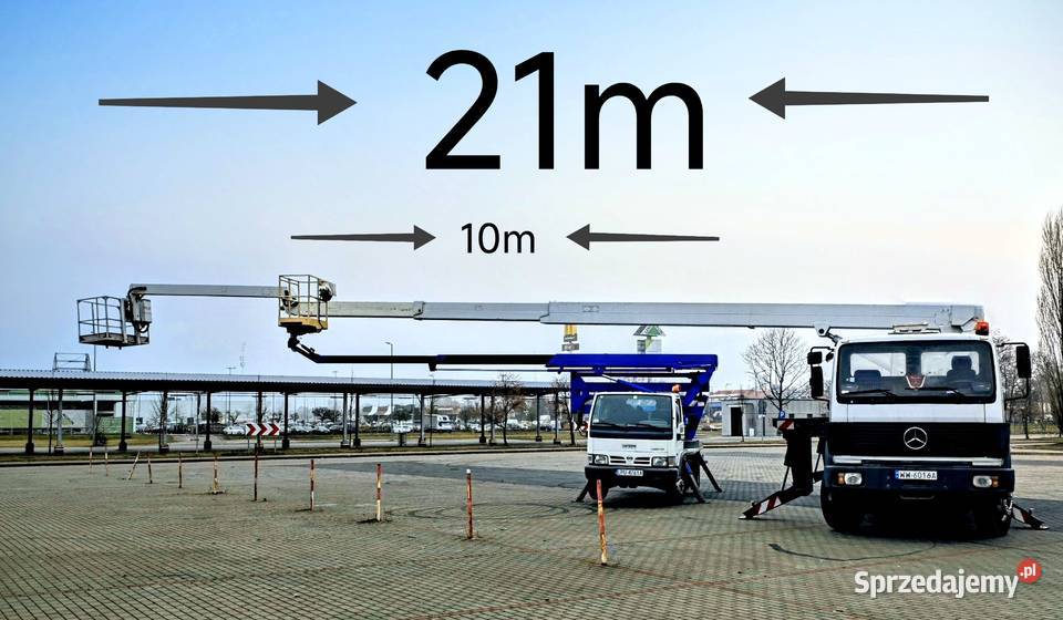 USŁUGI Zwyżka Podnośnik koszowy 20m i 32 m lubelskie Puławy